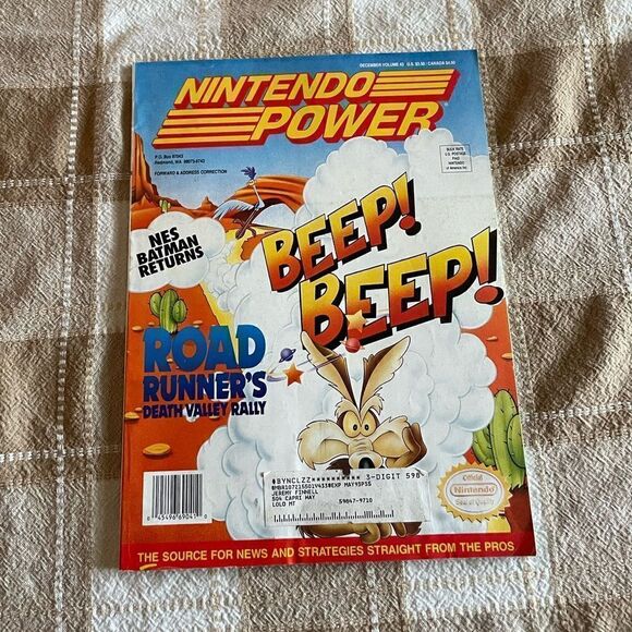 NINTENDO POWER Volume 43 Road Runner - Picture 1 of 7